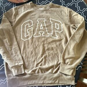 Gap men’s large beige tan khaki sweatshirt
